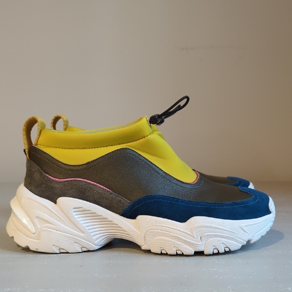 Charlotte Stone Sneakers Slip On Chunky Colorful size 8 - Picture 2 of 10